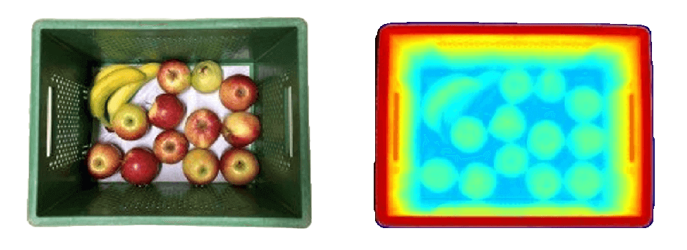 time-of-flight camera depth map