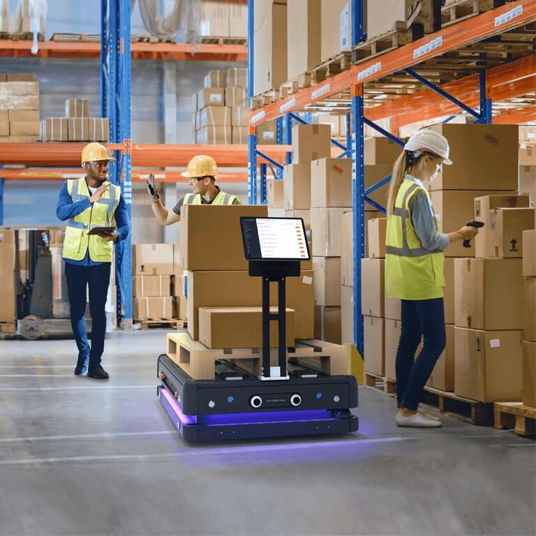 autonomous mobile robots working with people