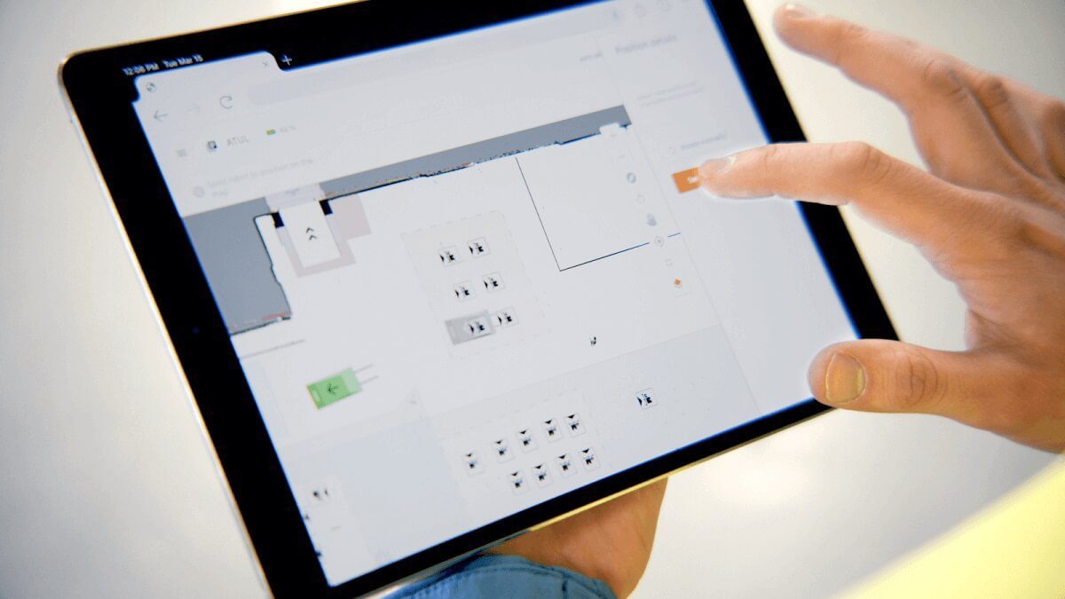autonomous forklift browser-based software